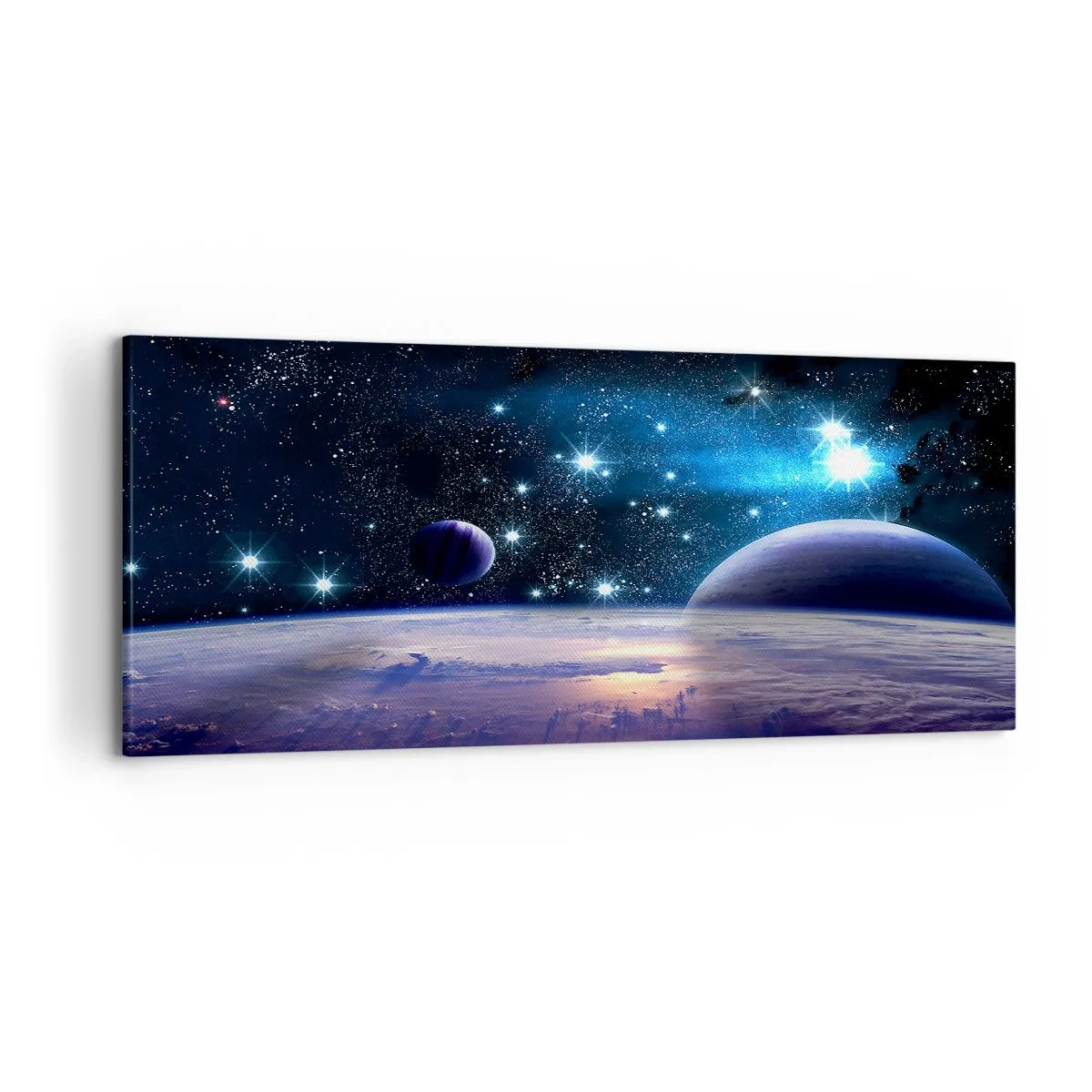Canvastavla - Bild på duk - Fortfarande ensamma? - 120x50 cm