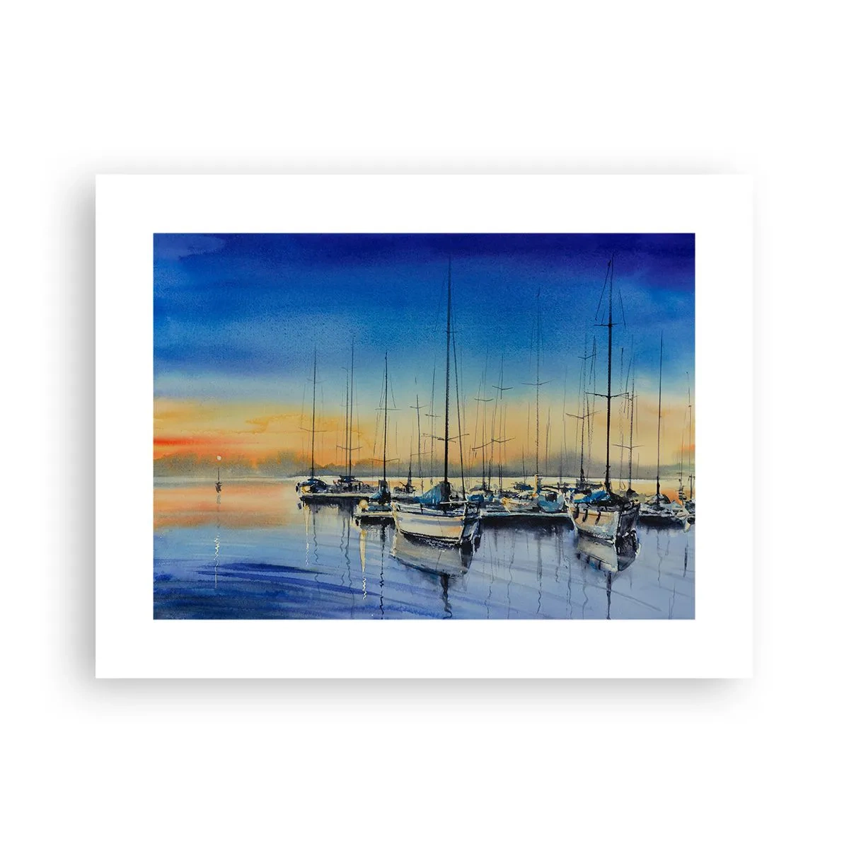 Affisch - Slutet på en bra dag - 40x30 cm