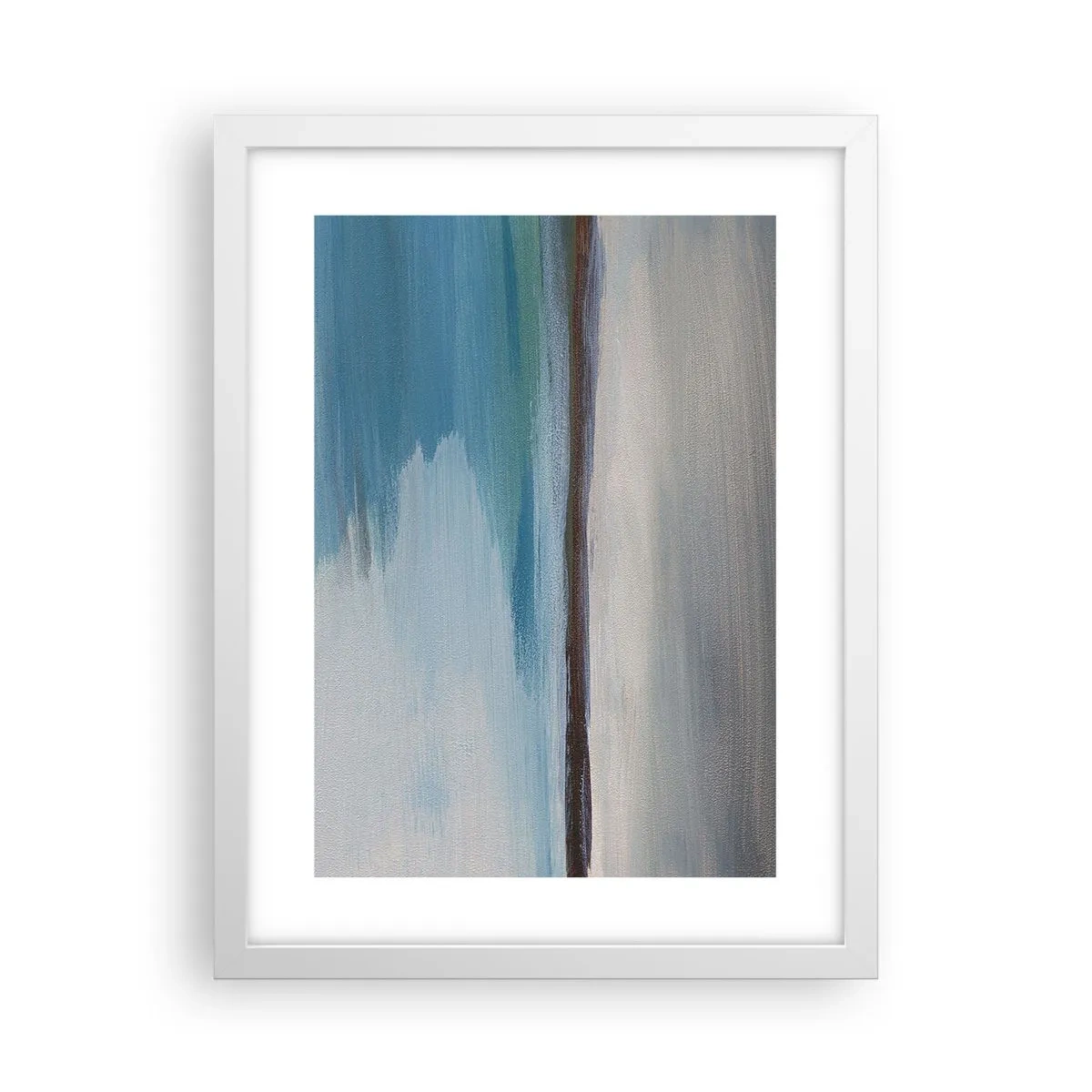 Affisch i vit ram - Horisontellt landskap - 30x40 cm