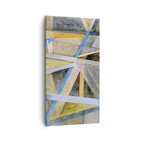 Canvastavla - Bild på duk - Rakt fram eller diagonalt? - 55x100 cm