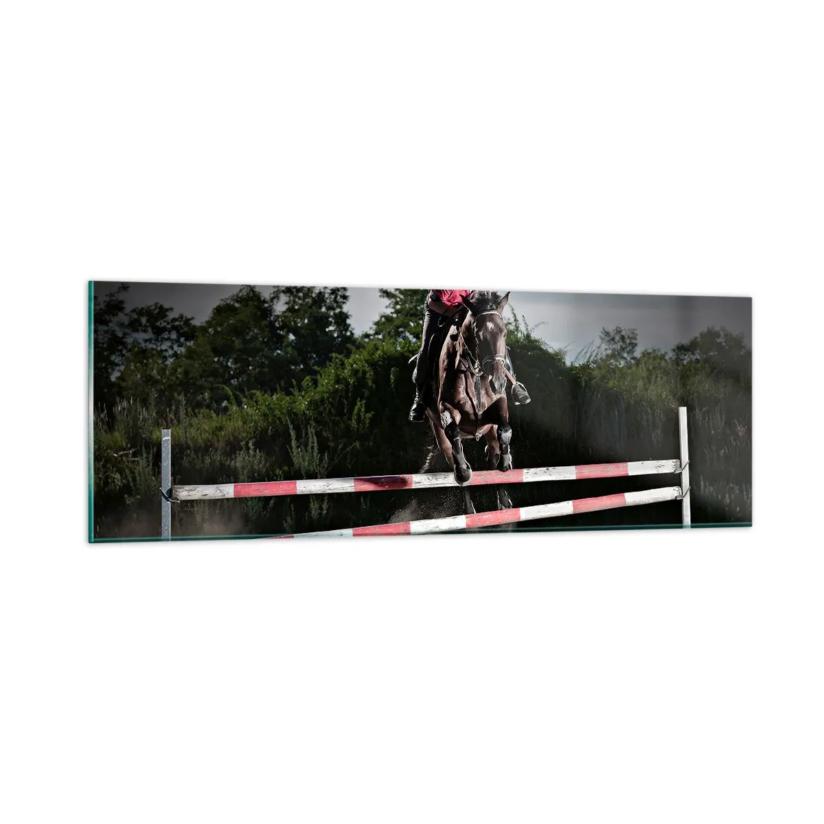 Glastavla - Bild på glas - Tillsammans mot seger - 90x30 cm