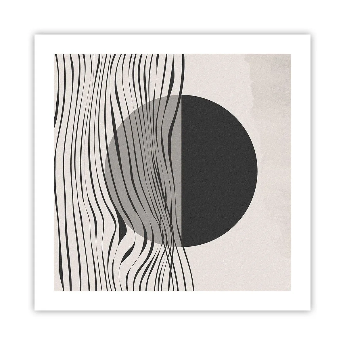 Affisch - Halvdan komposition - 50x50 cm