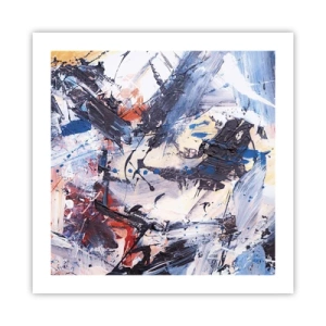 Affisch - Abstraktionen galna dans - 50x50 cm