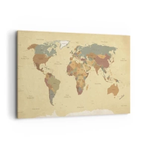 Canvastavla - Bild på duk - För dig - hela världen - 120x80 cm