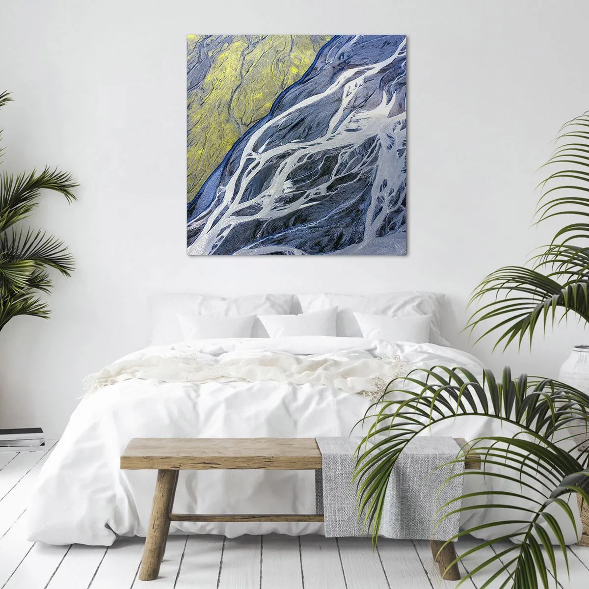 Canvastavla - Bild på duk - Naturens grottmålningar - 30x30 cm