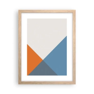 Affisch i ram av ljusek - Under vinkel… - 30x40 cm