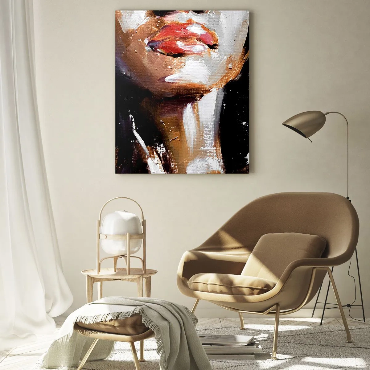 Glastavla - Bild på glas - Stolthet utan fördomar - 50x70 cm