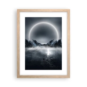 Affisch i ram av ljusek - En berättelses final - 30x40 cm