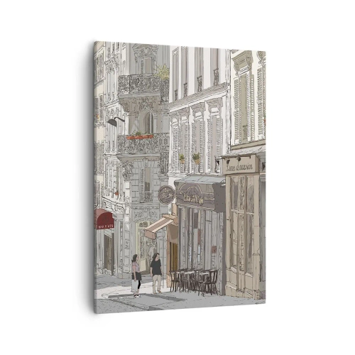 Canvastavla - Bild på duk - Stadens nöjen - 50x70 cm
