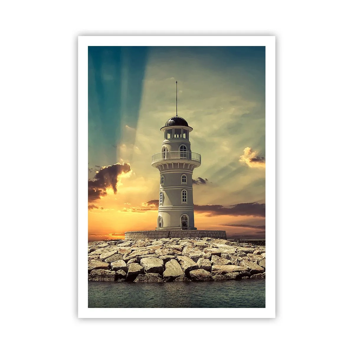 Affisch - Ljus - Godhet - Skönhet - 70x100 cm