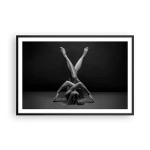 Affisch i svart ram - Nakenhetens geometri - 91x61 cm