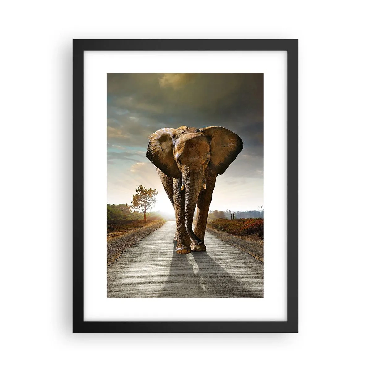 Affisch i svart ram - Inte alls i en porslinsbutik - 30x40 cm