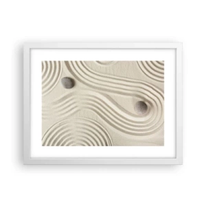 Affisch i vit ram - Värmens beröring - 40x30 cm