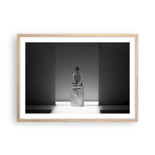 Affisch i ram av ljusek - Raffinerad enkelhet - 70x50 cm