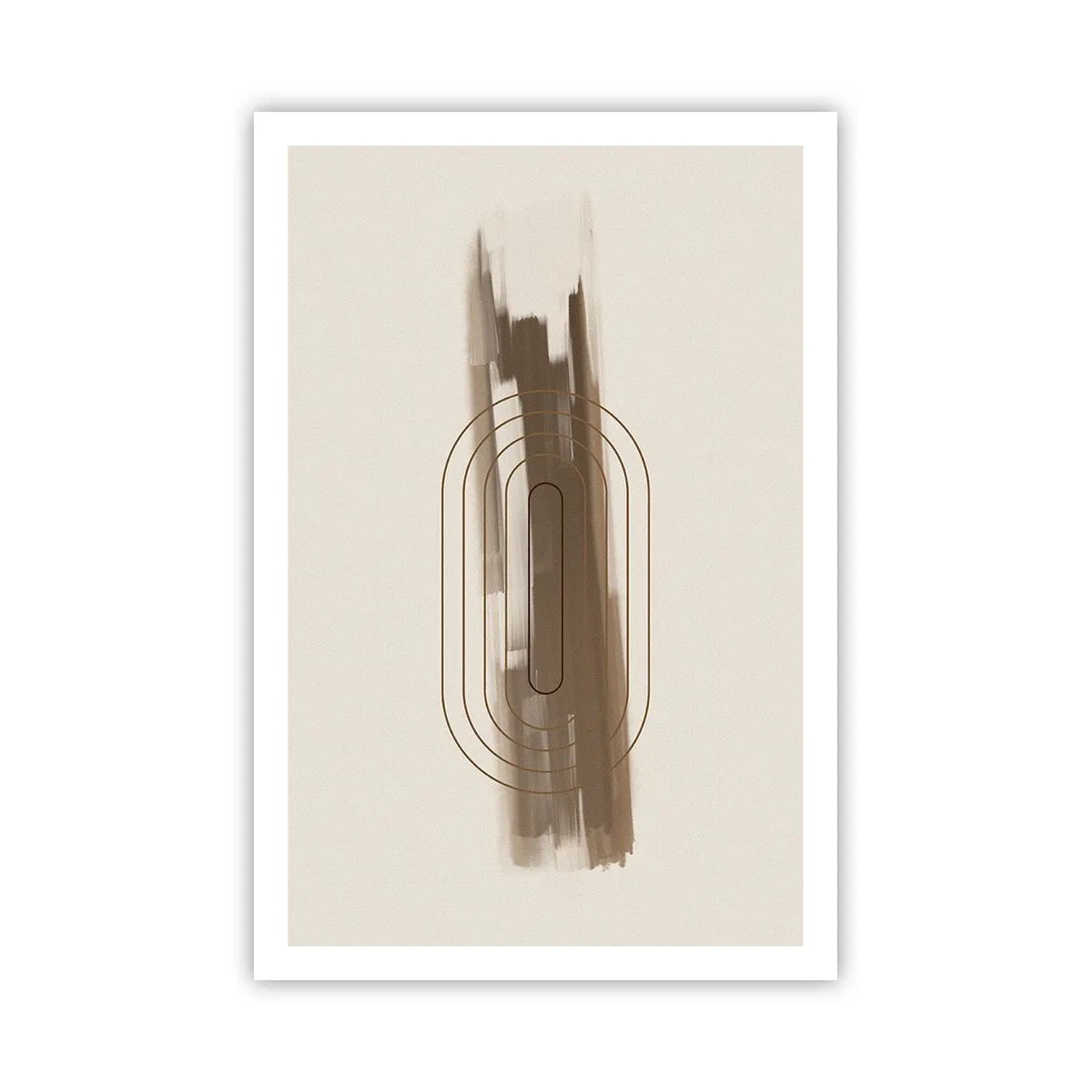 Affisch - Grå blåst - 61x91 cm