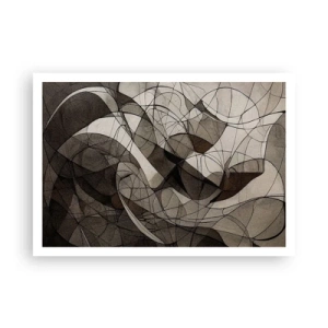 Affisch - Cirkulation av jordens färger - 100x70 cm