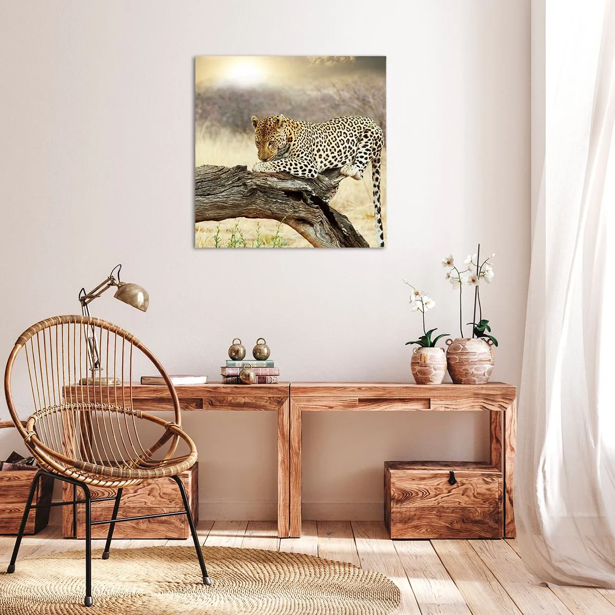 Canvastavla - Bild på duk - Jag går min egen väg - 70x70 cm