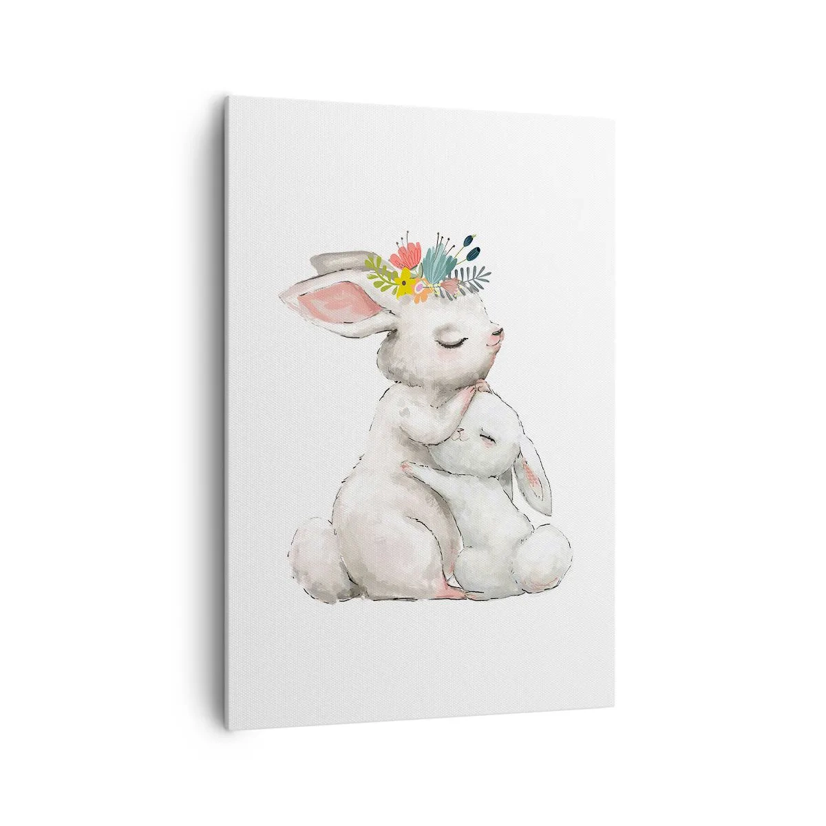 Canvastavla - Bild på duk - Alltid bäst hos mamma - 70x100 cm