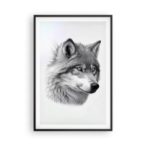 Affisch i svart ram - Alfa - utan tvekan - 61x91 cm