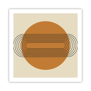 Affisch - Perfekt plan - 60x60 cm