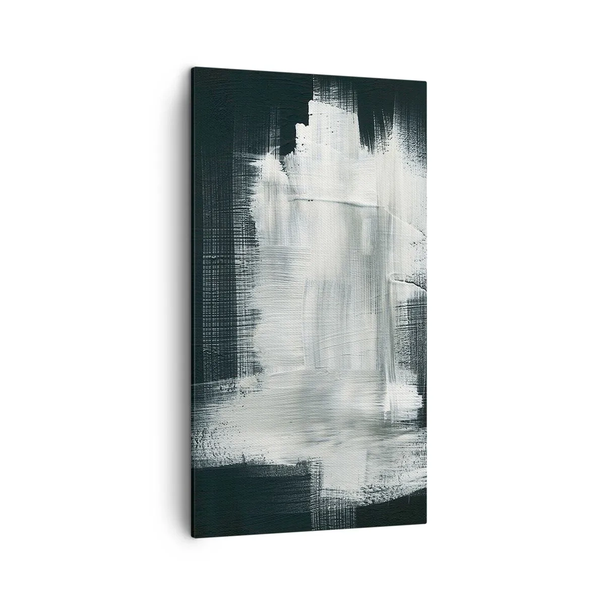 Canvastavla - Bild på duk - Vävd av det vertikala och horisontella - 45x80 cm