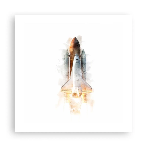 Affisch - Upptäckare efter start - 50x50 cm