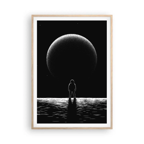 Affisch i ram av ljusek - Ansikte mot ansikte - 70x100 cm