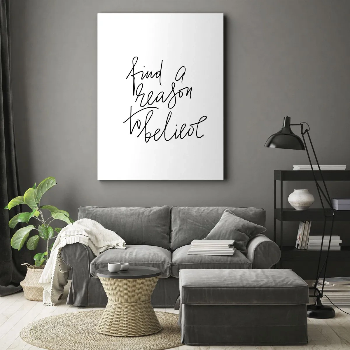 Canvastavla - Bild på duk - Det är möjligt - 50x70 cm