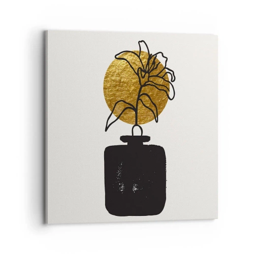 Canvastavla - Bild på duk - Guldvärd skönhet - 70x70 cm