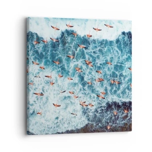 Canvastavla - Bild på duk - Kustparad - 30x30 cm