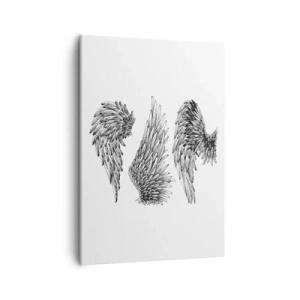 Canvastavla - Bild på duk - Du kan också bli ängel - 50x70 cm