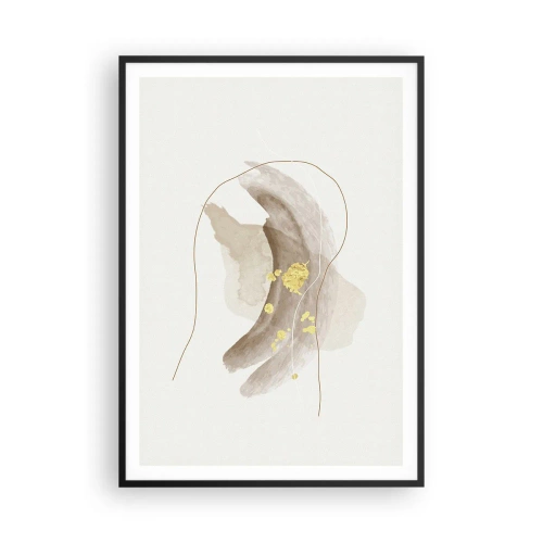 Affisch i svart ram - Träffat i rummet - 70x100 cm