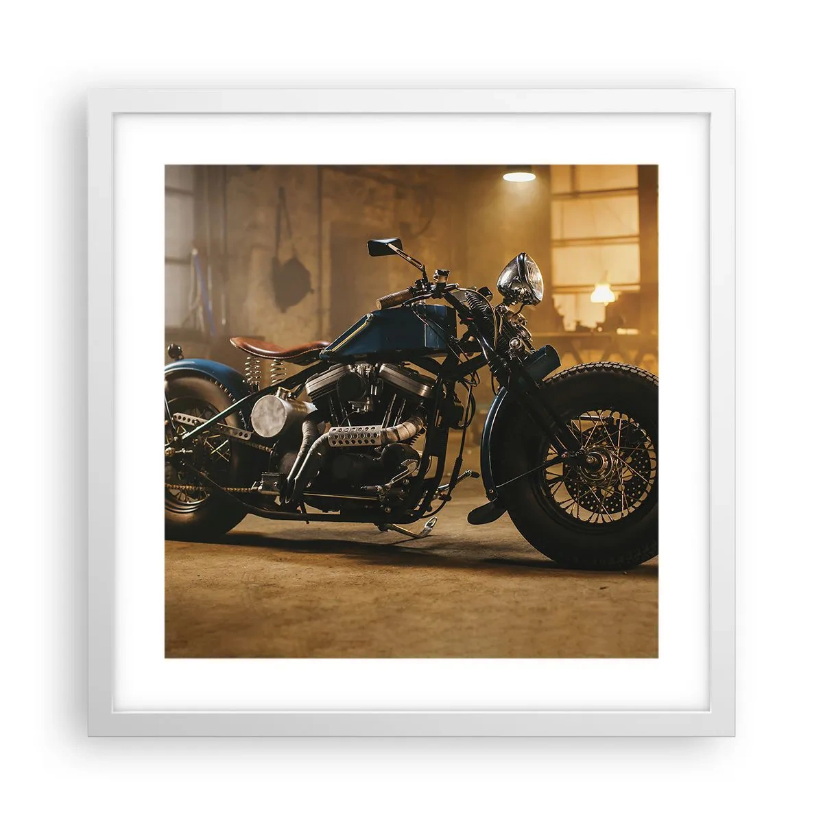 Affisch i vit ram - Jag kan allt - 40x40 cm