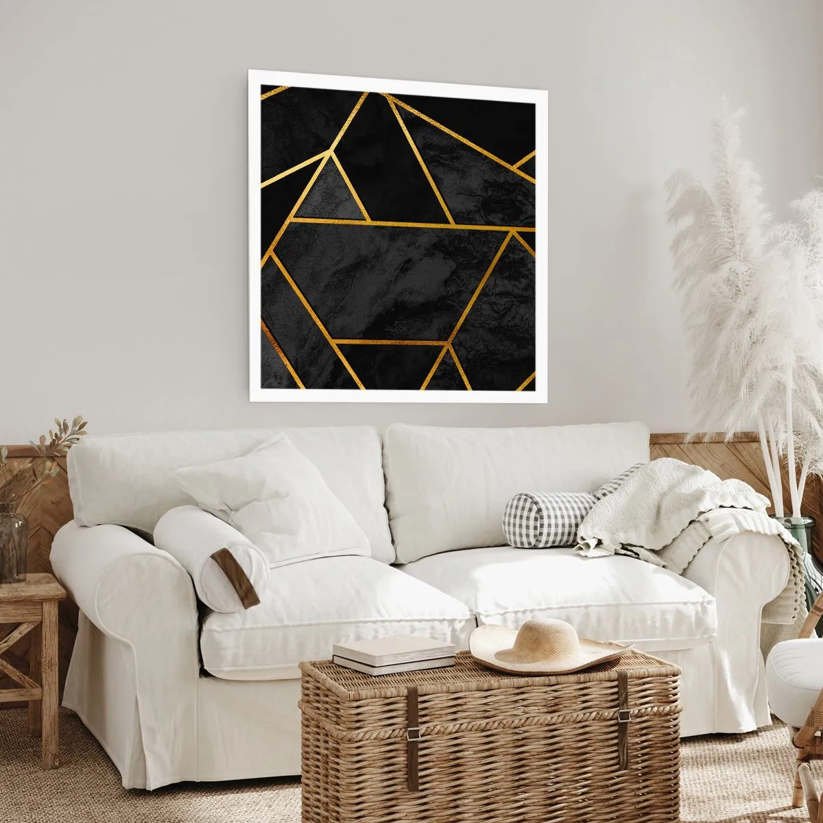 Affisch - Mörker och sken - 30x30 cm