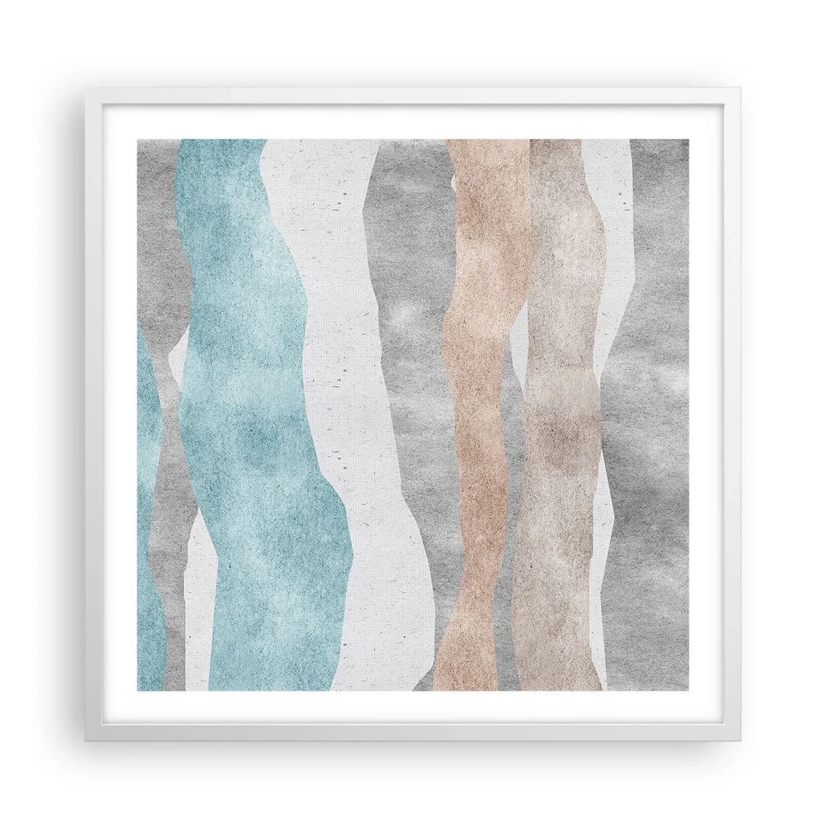 Affisch i vit ram - Närhetsstudie - 60x60 cm