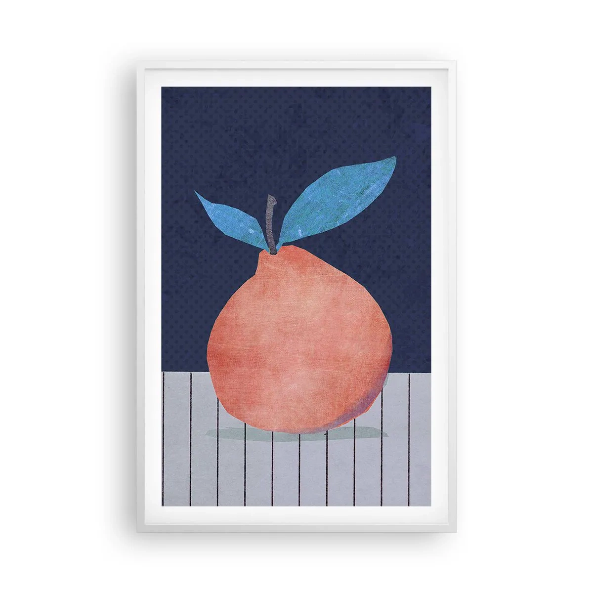 Affisch i vit ram - Konvexitet och planhet - 61x91 cm