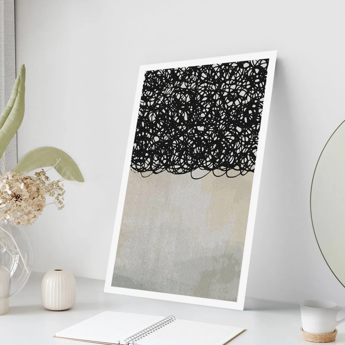 Affisch - En virvlad abstraktion - 50x70 cm