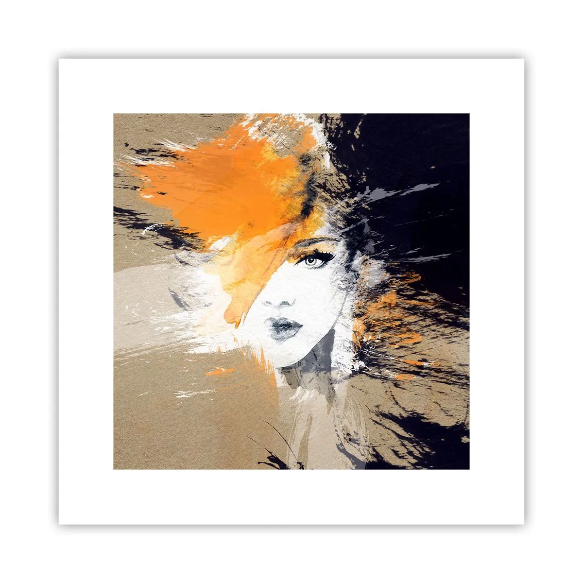 Affisch - Och så blir det ljus - 30x30 cm
