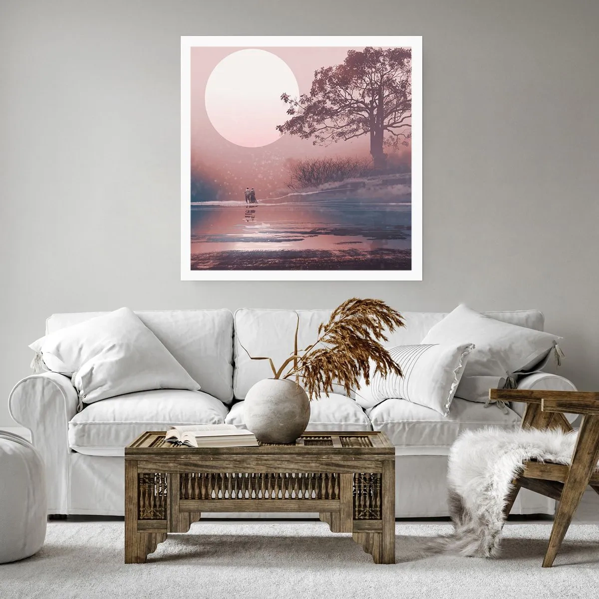 Affisch - Nattens under - 40x40 cm