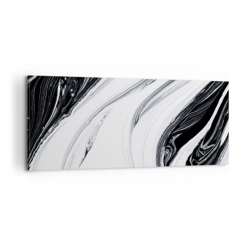 Canvastavla - Bild på duk - Motsatskombination - 100x40 cm