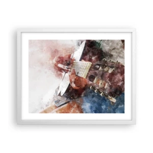 Affisch i vit ram - Vad tycker du om det? - 50x40 cm