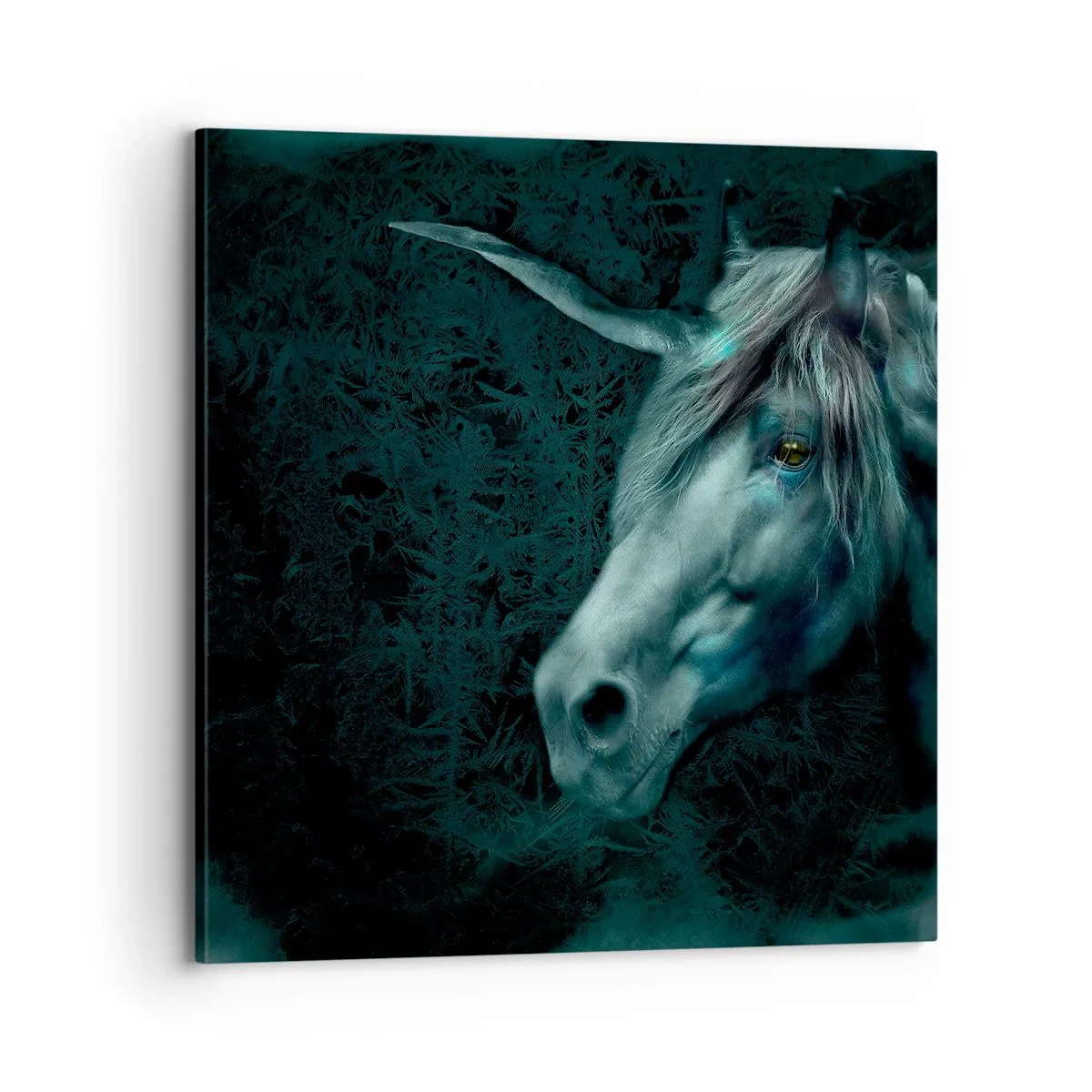 Canvastavla - Bild på duk - I sagoskogen - 70x70 cm