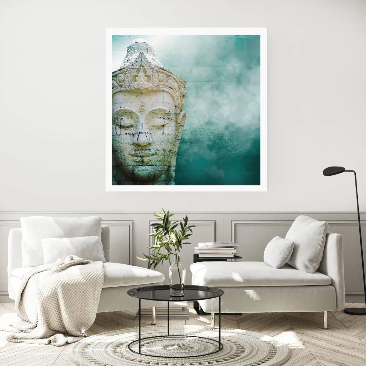 Affisch - På jakt efter ljus - 40x40 cm