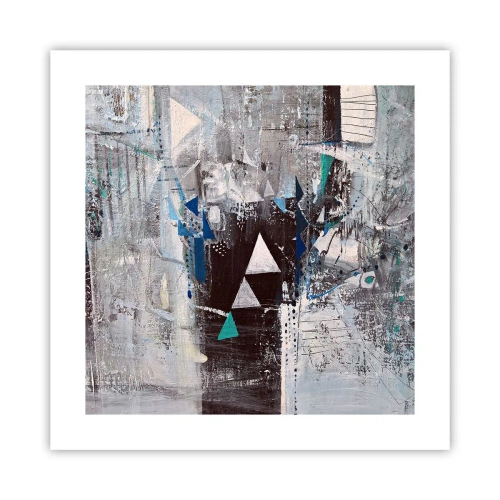Affisch - Trianglarnas överordnade ordning - 40x40 cm