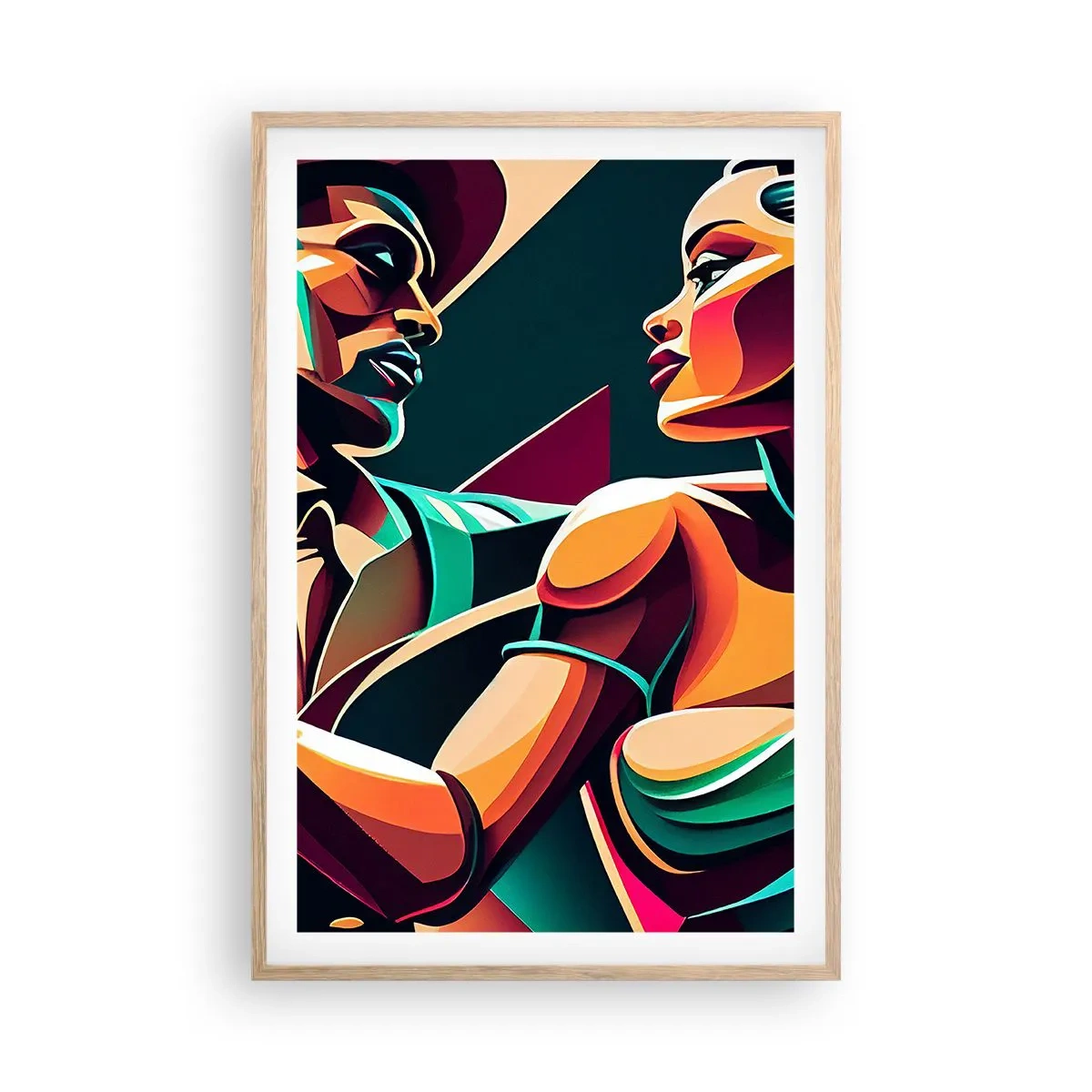 Affisch i ram av ljusek - I hjärtats rytm - 61x91 cm