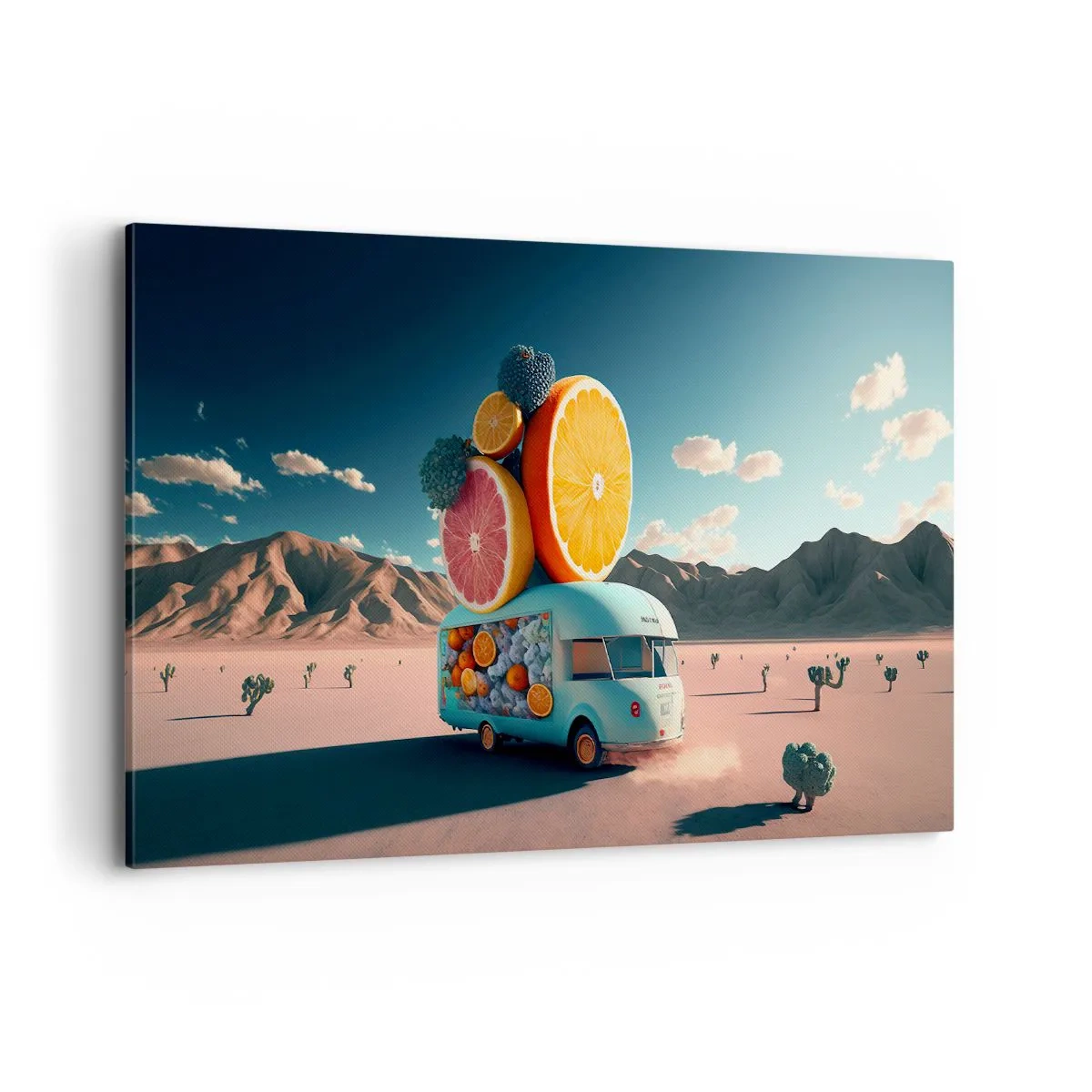 Canvastavla - Bild på duk - En smak av semester - 100x70 cm