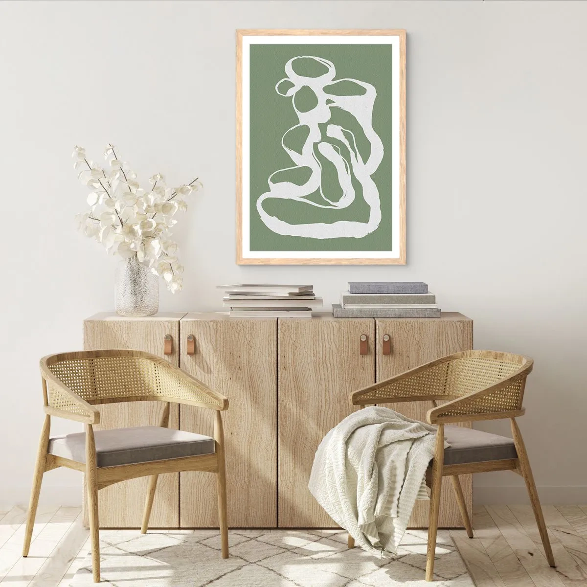 Affisch i ram av ljusek - Rymdens kallelse - 61x91 cm