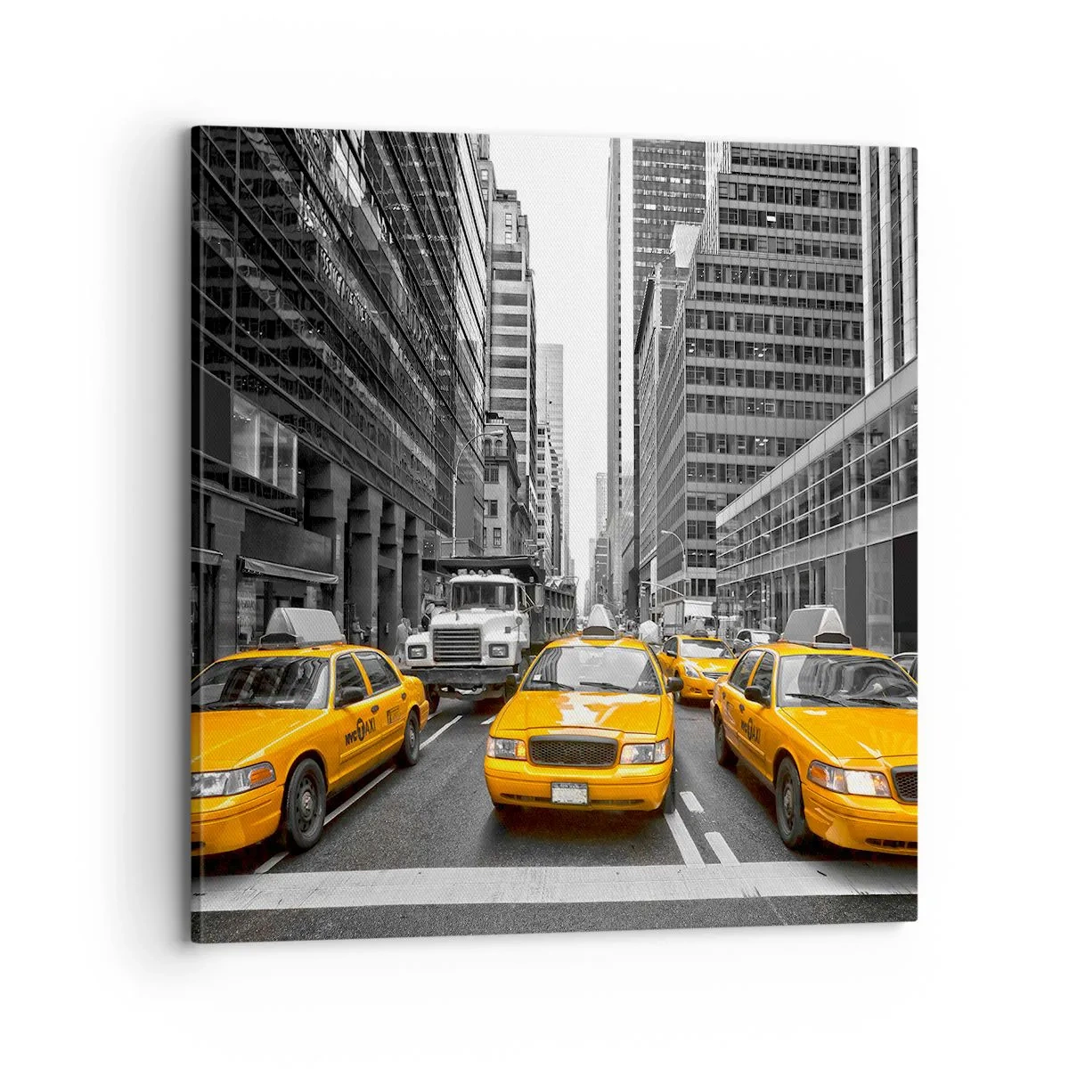 Canvastavla - Bild på duk - Vi färgar denna stad - 70x70 cm