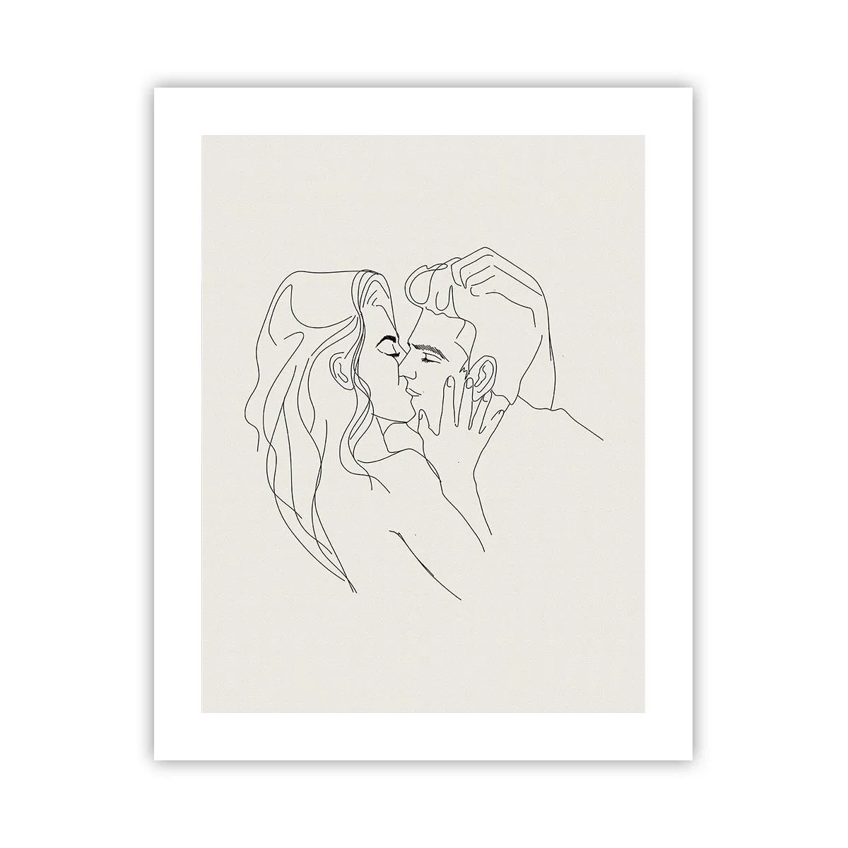 Affisch - I kärlekens famn - 40x50 cm
