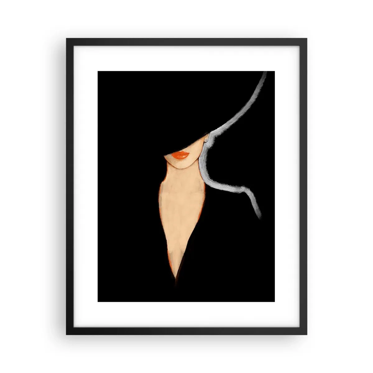 Affisch i svart ram - Elegans och stil - 40x50 cm
